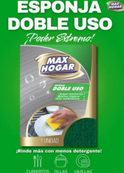 Esponja Doble Uso Max